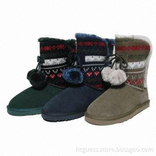 2013 New Fashionable Winter/Snow Short Boots with Sheepskin Lining